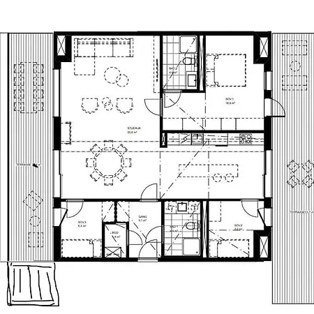 Lejlighed Penthouse *